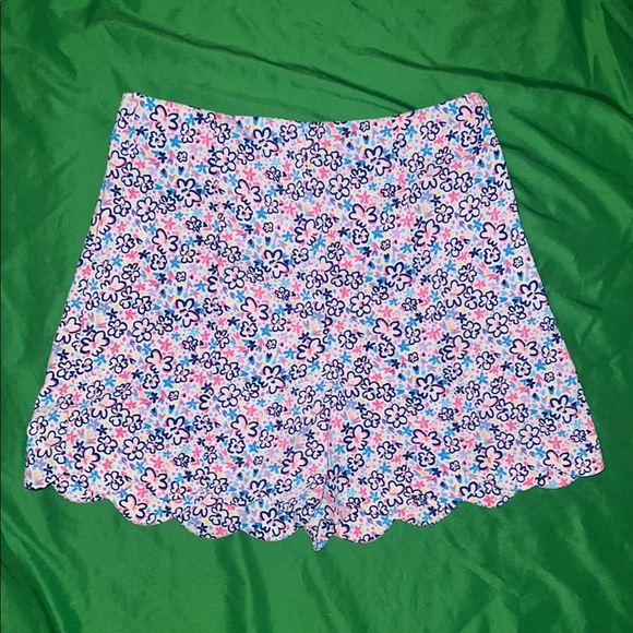 NWT Johnny Was Floral Scalloped Hem Women's Shorts size XL - Picture 1 of 7
